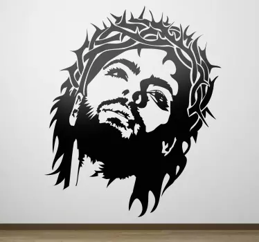 Jesus krone af torner væg klistermærke - TenStickers