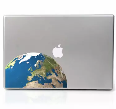 Jordklode laptop sticker - TenStickers
