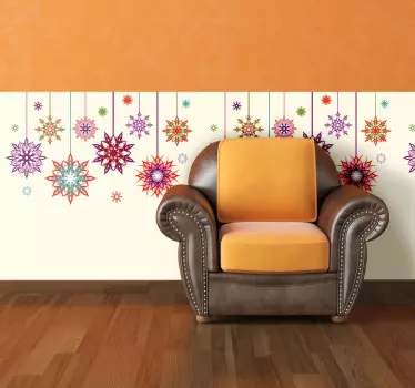 Julestickers julestjerner - TenStickers