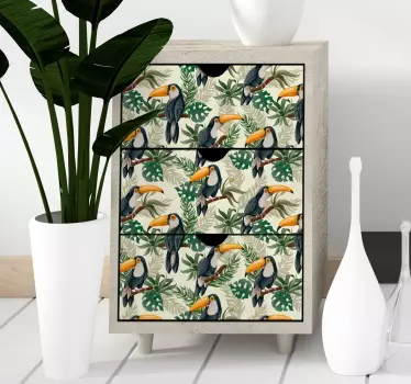 Jungle møbler mærkat - TenStickers