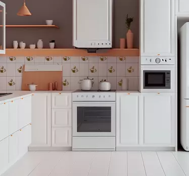 Kaffekopper klistermærke til fliser - TenStickers
