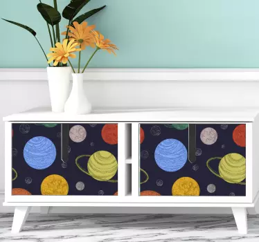 Kallax planex design mærkater til møbler - TenStickers