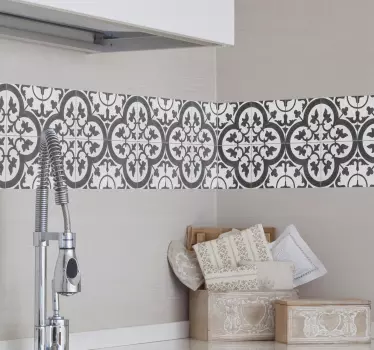Kantbånd wallsticker til fliser - TenStickers