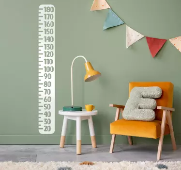 Klassisk højdemåler wallsticker - TenStickers