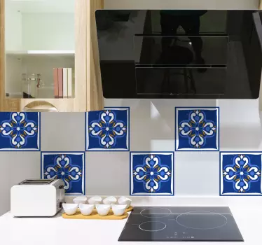 Klassisk middelhavs klistermærker til fliser - TenStickers