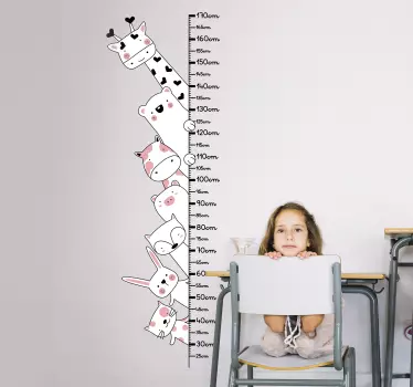 Klistermærke for vilde dyr meterhøjde - TenStickers