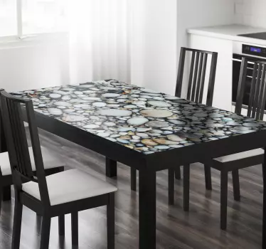 Klistermærke Ikea, bordtekstur småsten - TenStickers