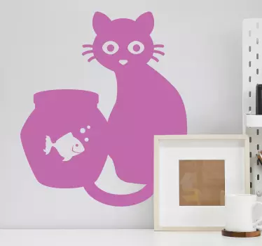 Klistermærke legesyg kattefigur - TenStickers