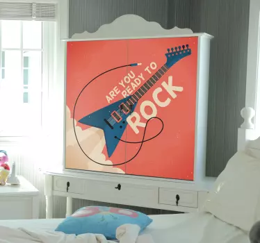Klistermærke med klistermærke til rockstjerner - TenStickers