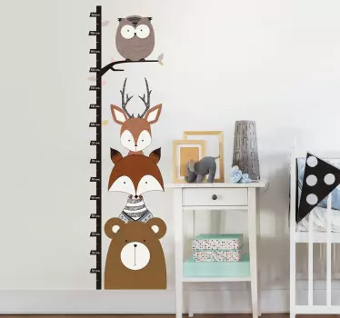 Klistermærke med skovhøjde - TenStickers