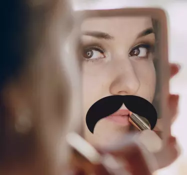 Klistermærke med spejl - TenStickers