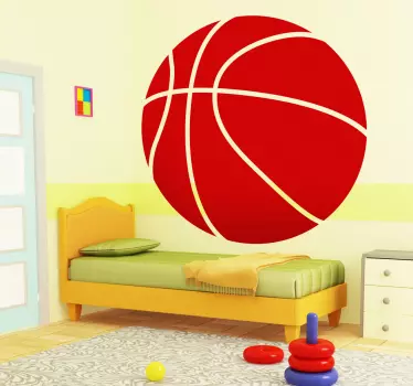 Klistermærke til basketballbørn - TenStickers