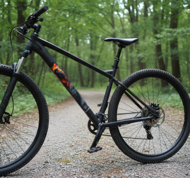 Klistermærke til cykel raven fire wrap - TenStickers