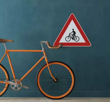 Klistermærke til cyklistpleje - TenStickers