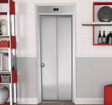 Klistermærke til elevatorglas - TenStickers