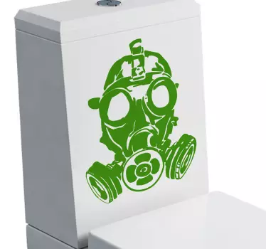 Klistermærke til gasmaske - TenStickers