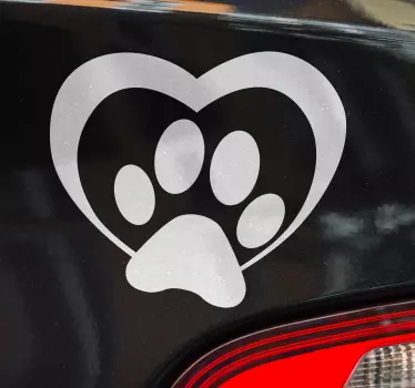 Klistermærke til bil hunde-pottry - TenStickers