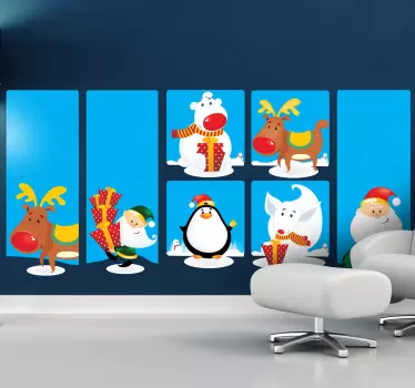 Klistermærke til julekort - TenStickers