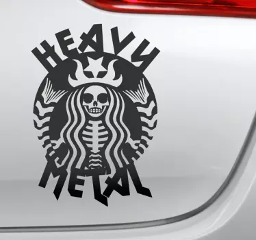 Klistermærke til tunge metalbiler - TenStickers