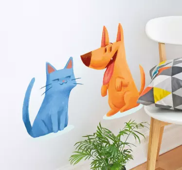 Klistermærker til kat og hund - TenStickers