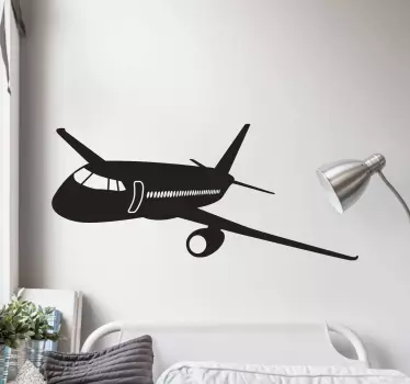 Kommercielt fly vintage rejse mærkat - TenStickers