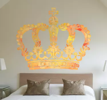 Kongekrone wallsticker - TenStickers