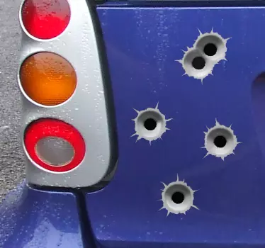 Kuglehullet klistermærker til bil - TenStickers