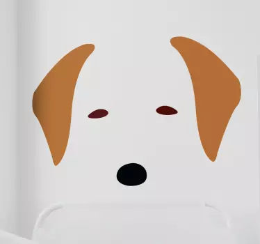 Labrador vægklistermærke - TenStickers