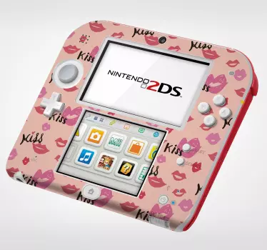 Læber og kys nintendo klistermærke - TenStickers
