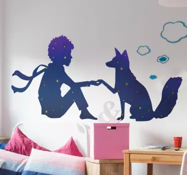 Lille prins nat eventyr vægoverføringsbillede - TenStickers