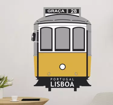 Lisbon elektrisk vægdekor - TenStickers
