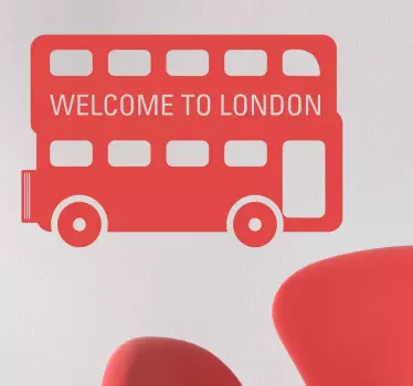 London bus london mærkat - TenStickers