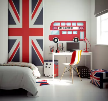 London bus skik London sticker - TenStickers