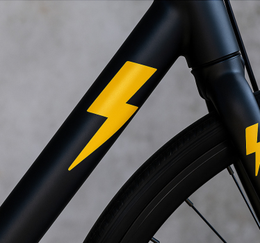 Lyndesign klistermærke til cykel - TenStickers