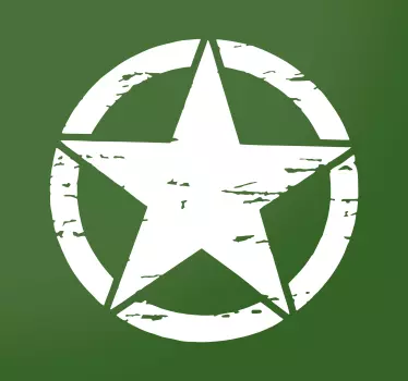 Klistermærker til bil militær stjerne - TenStickers