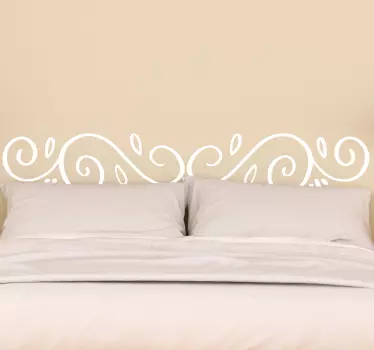 Moderne dekorativt headboard klistermærke - TenStickers