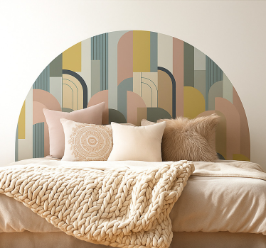 Moderne geometriske buer wallsticker dyr - TenStickers