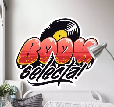 Musik graffiti klistermærke bundt - TenStickers