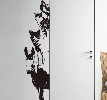 Musikere fra bremen vægklistermærke - TenStickers