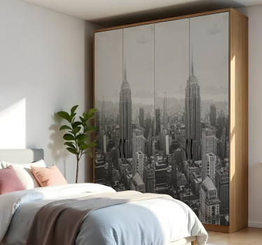 New york skyskrabere folie til møbler - TenStickers