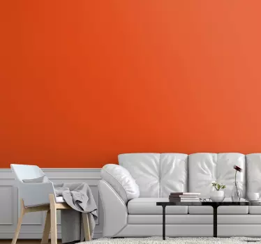 Orange almindeligt vinyl klistermærke - TenStickers