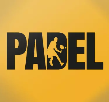 Padel sports vægoverføringsbillede - TenStickers
