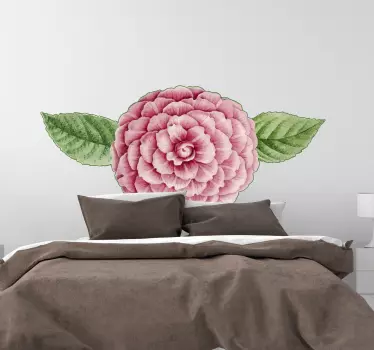 Pæon enkelt blomst væg indretning - TenStickers