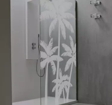 Palmtrees bruser tegning hjemmemurke klistermærke - TenStickers