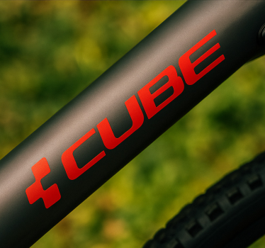 Personlig cykellogo klistermærke til cykel - TenStickers