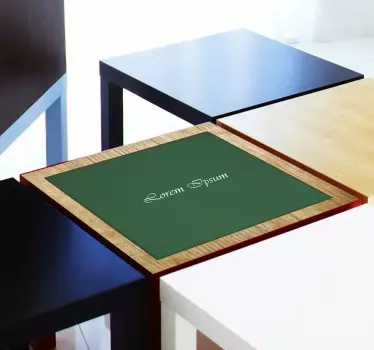 Personlig poker bord klistermærke - TenStickers