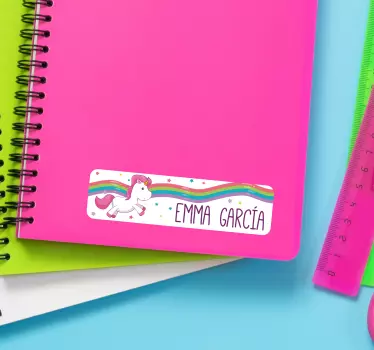 Personlige notebook-klistermærker - TenStickers