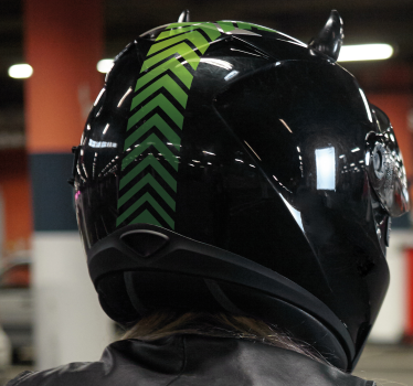 Pile design motorcykelklistermærke - TenStickers