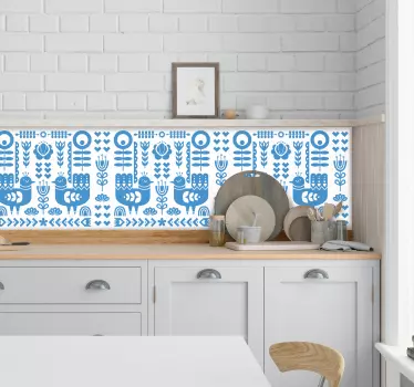 Populær norsk kunst køkkenklistermærke - TenStickers