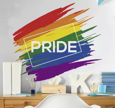 Pride fest farver event klistermærke - TenStickers